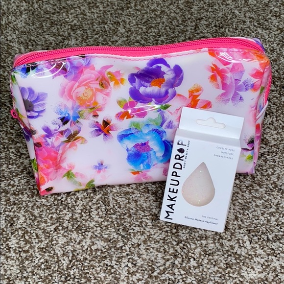 HP! 🎈 NEW: Makeup Bag & Silicone Applicator - Picture 1 of 5